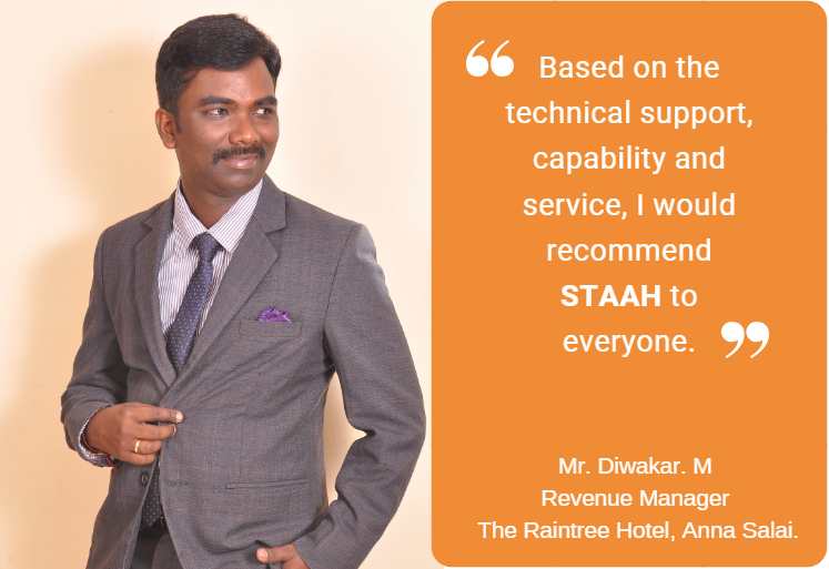 Mr. Diwakar, The Raintree Hotel - STAAH