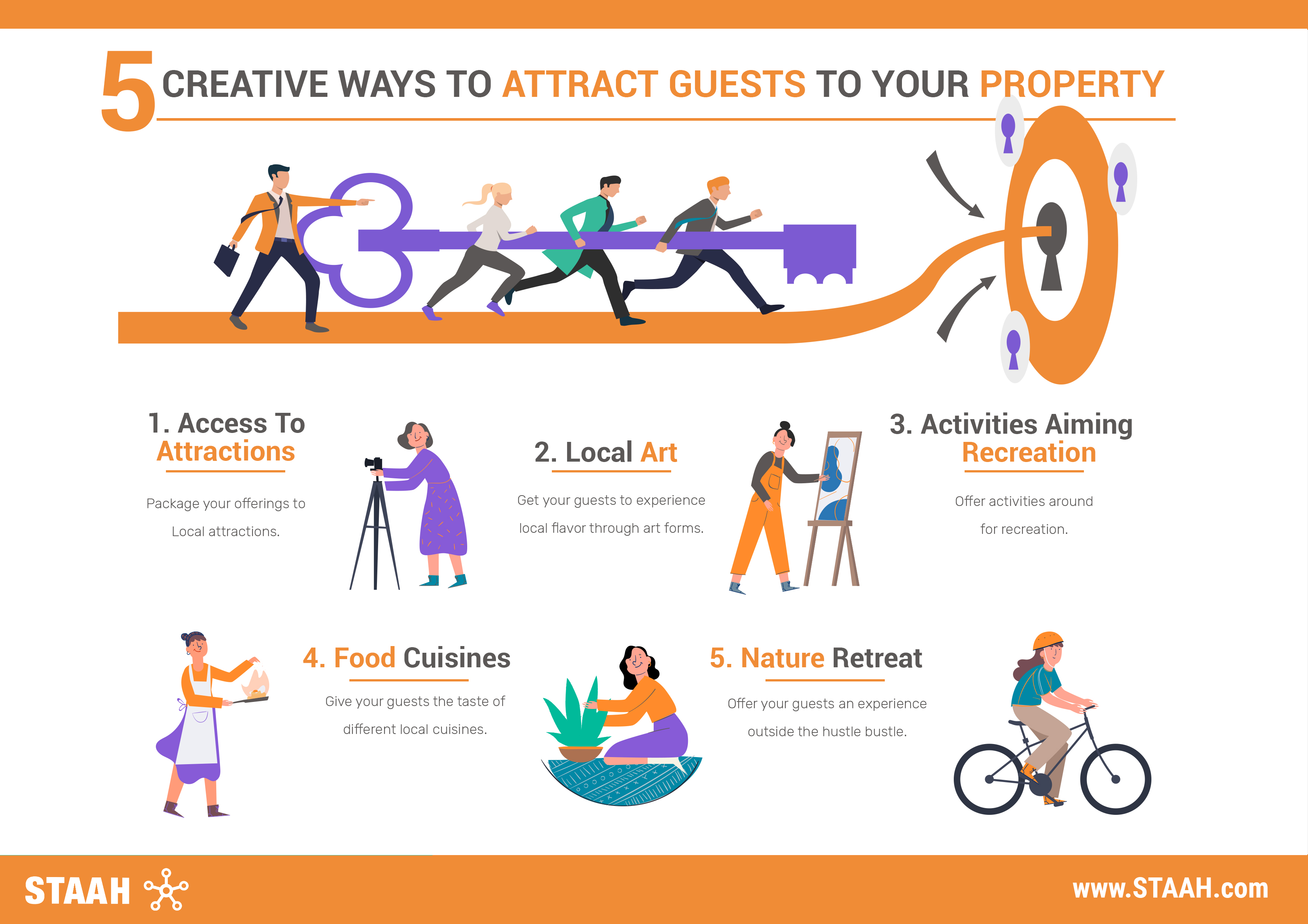 5 Creative ways to attract guests to your property