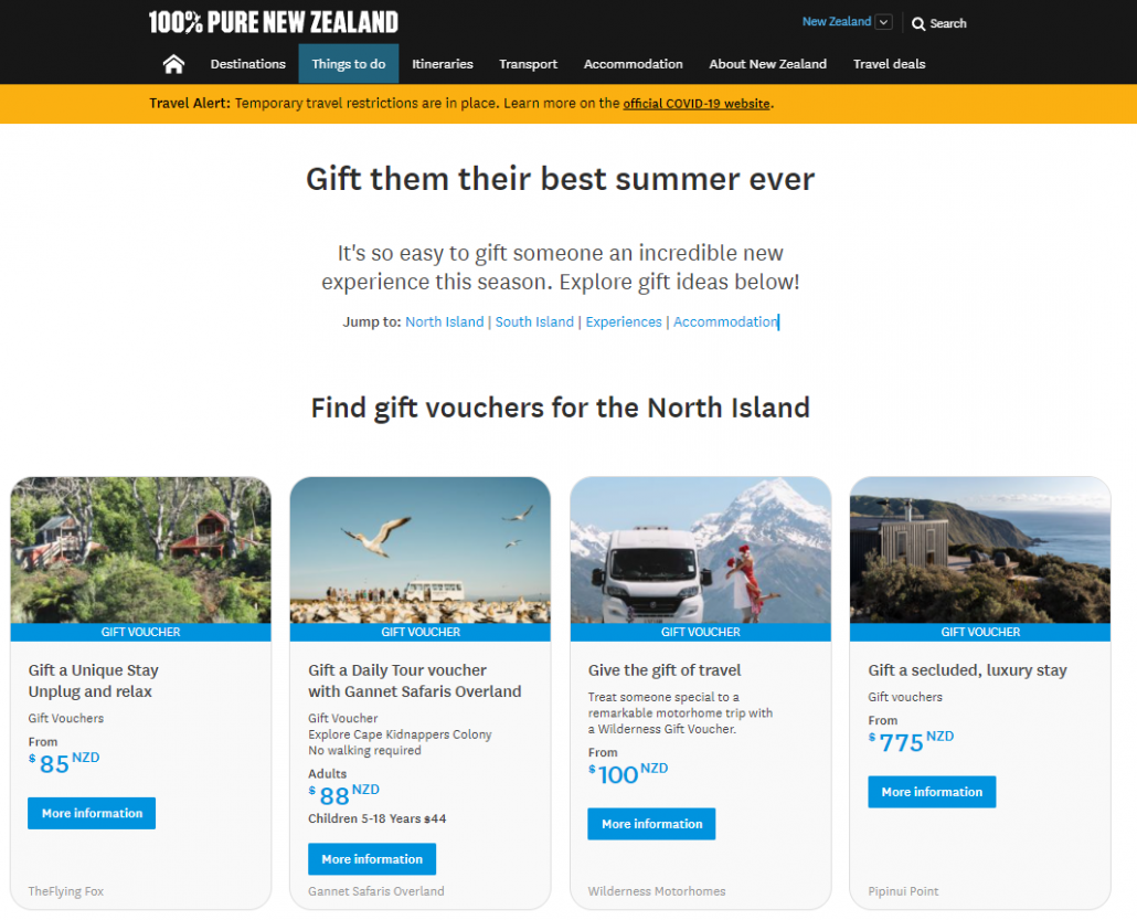 Tourism NZ Voucher