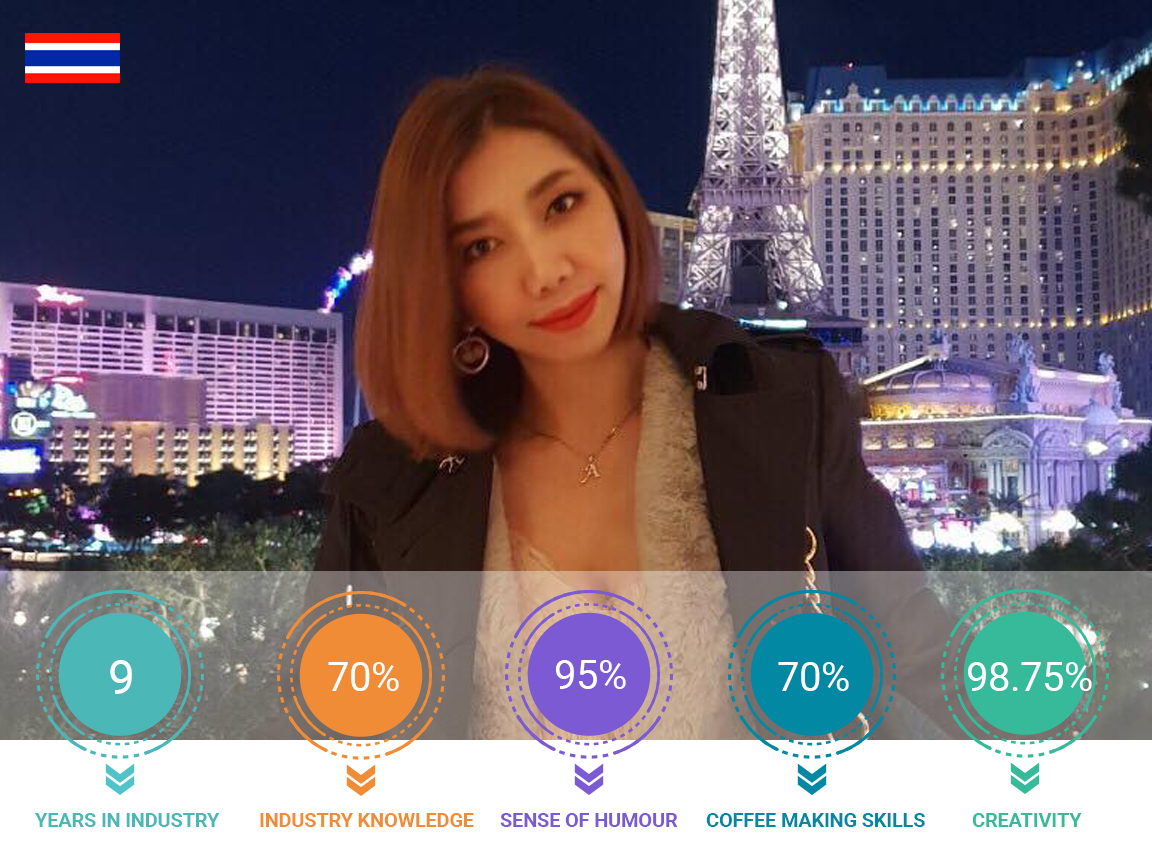 color staff profile template Milky Thailand