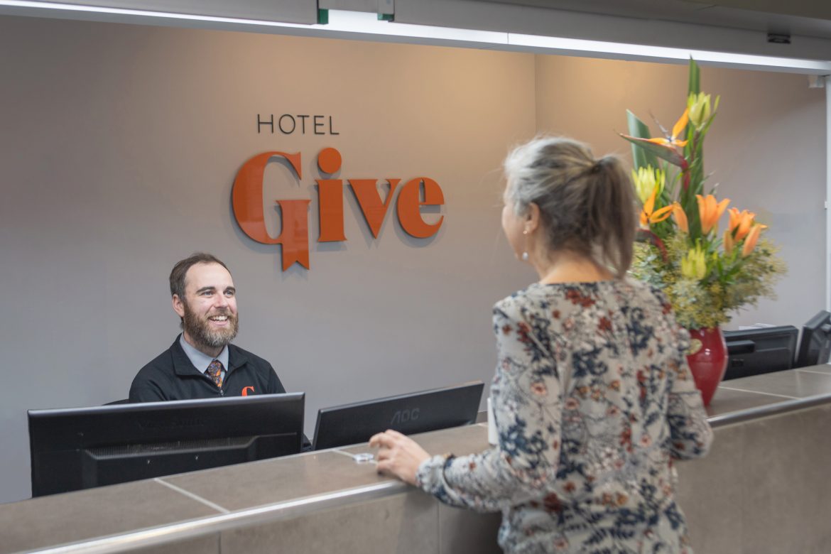 Hotel Give Christchurch Reception