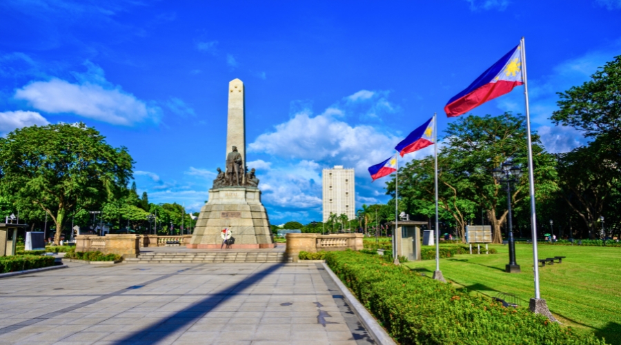 Rizal Park in Metro Manila, Philippines