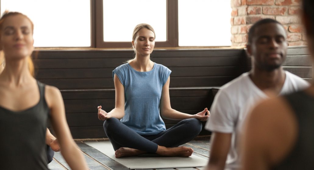 group yoga wellness hotel event