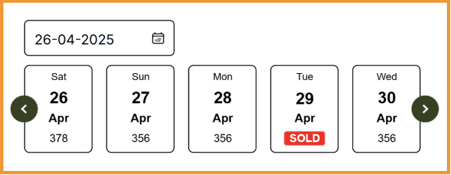 Day/Horizontal Option Widget