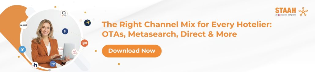 right mix between OTAs, metasearch, and direct bookings