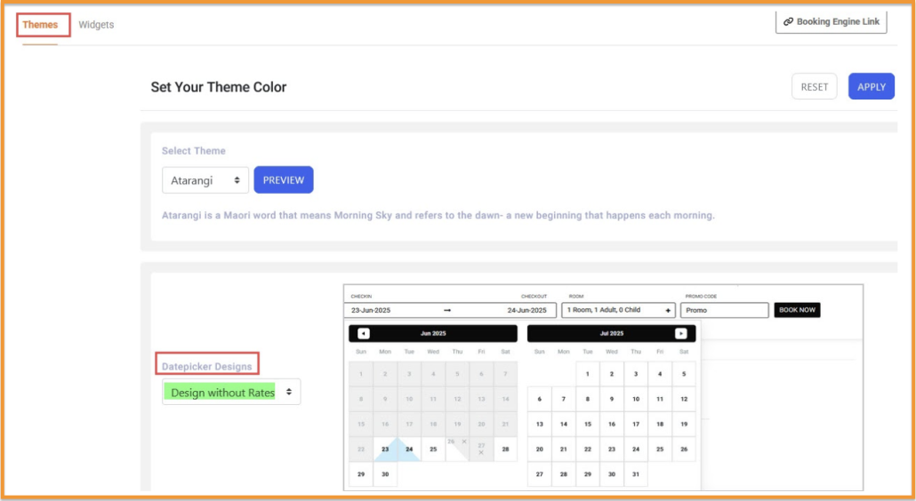 BE Themes module