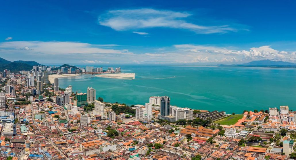 beach in penang, malaysia
